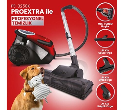 Goldmaster Proextra PE 3250K Süpürge Kırmızı. ürün görseli